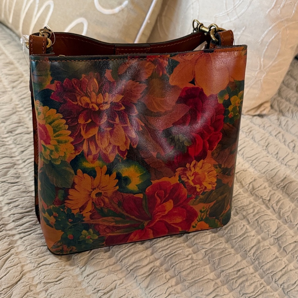 Patricia Nash Small Ledra Floral Print bag/purse-NWT - Picture 2 of 7